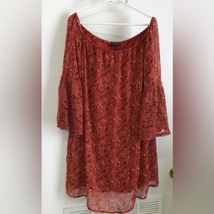 𝅺AS U Wish Off Shoulder Sheer Mini Size XL